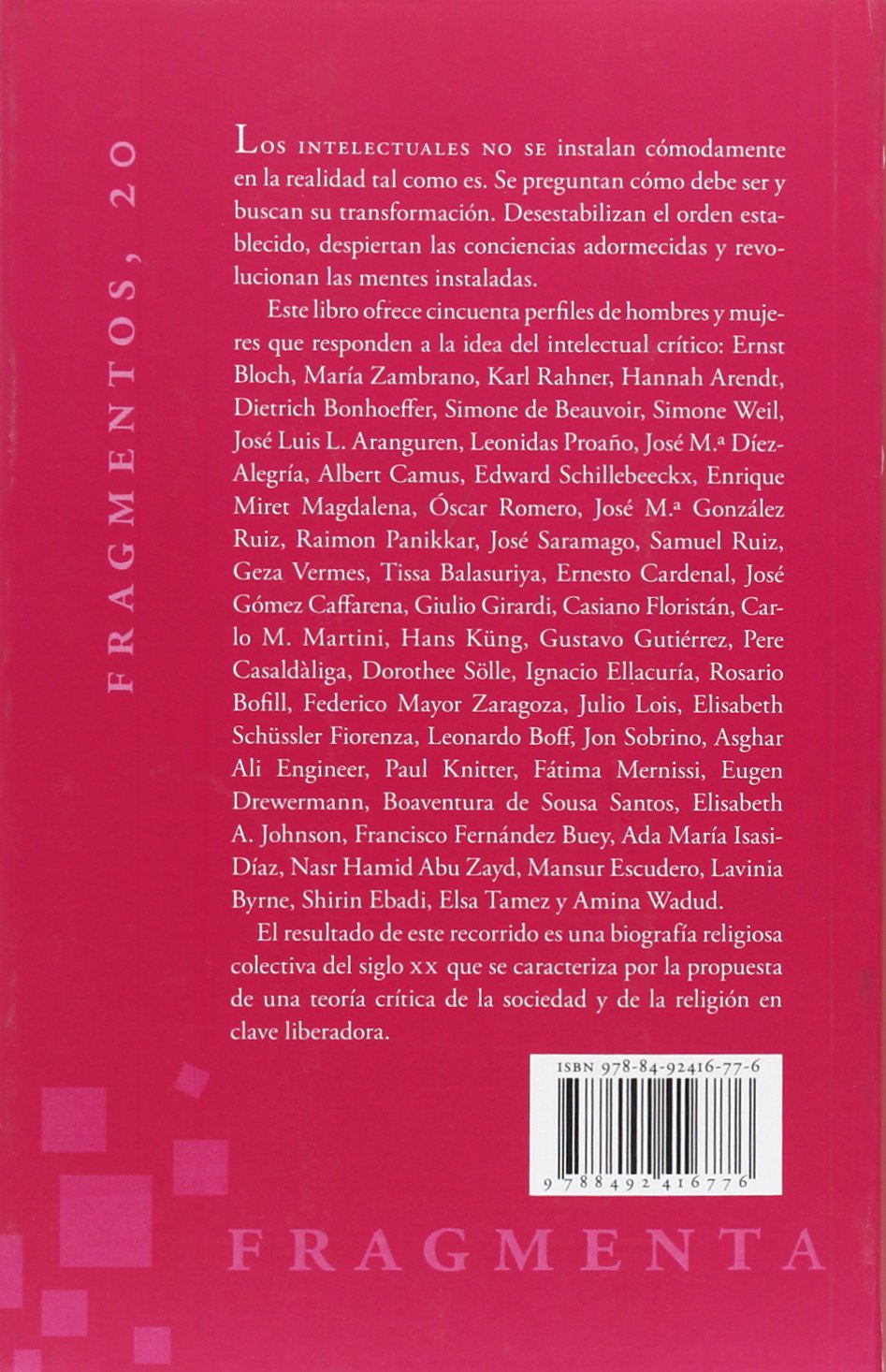 Cincuenta intelectuales para una conciencia crítica: 20 (Fragmentos)