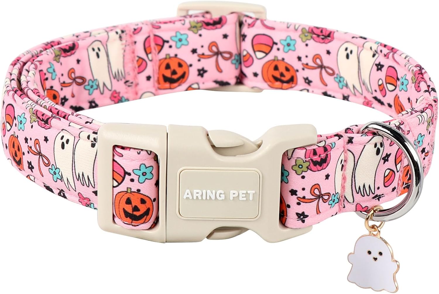 ARING PET Dinosaur Dog Collar-Cute Boy Dog Collar for Small Dogs, Adjustable Dinosaur Print Pet Collars Puppy Collar for Small Medium Large Dogs