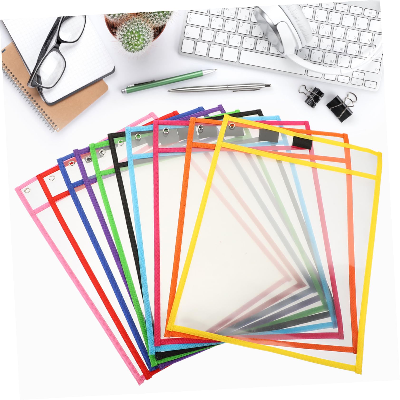 Festa Scuola Decor Cartelline Portadocumenti Pvc 10pezzi File Pocket