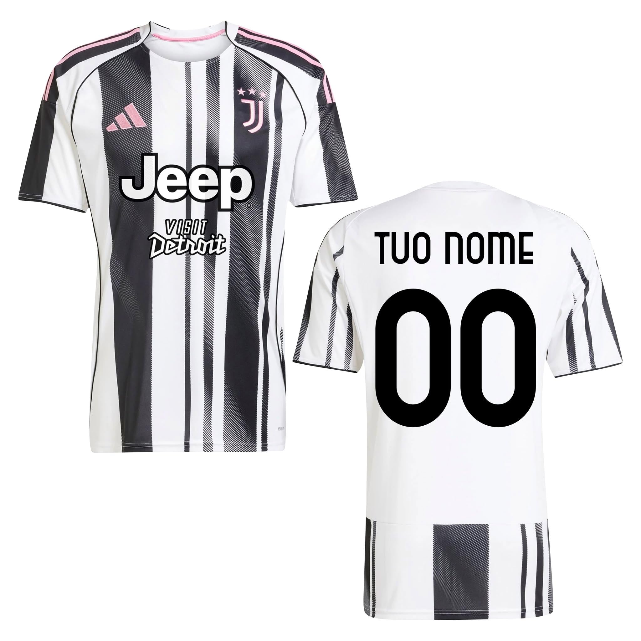 adidas Maglia Juve Home Ufficiale Adulto Bambino Personalizzabile