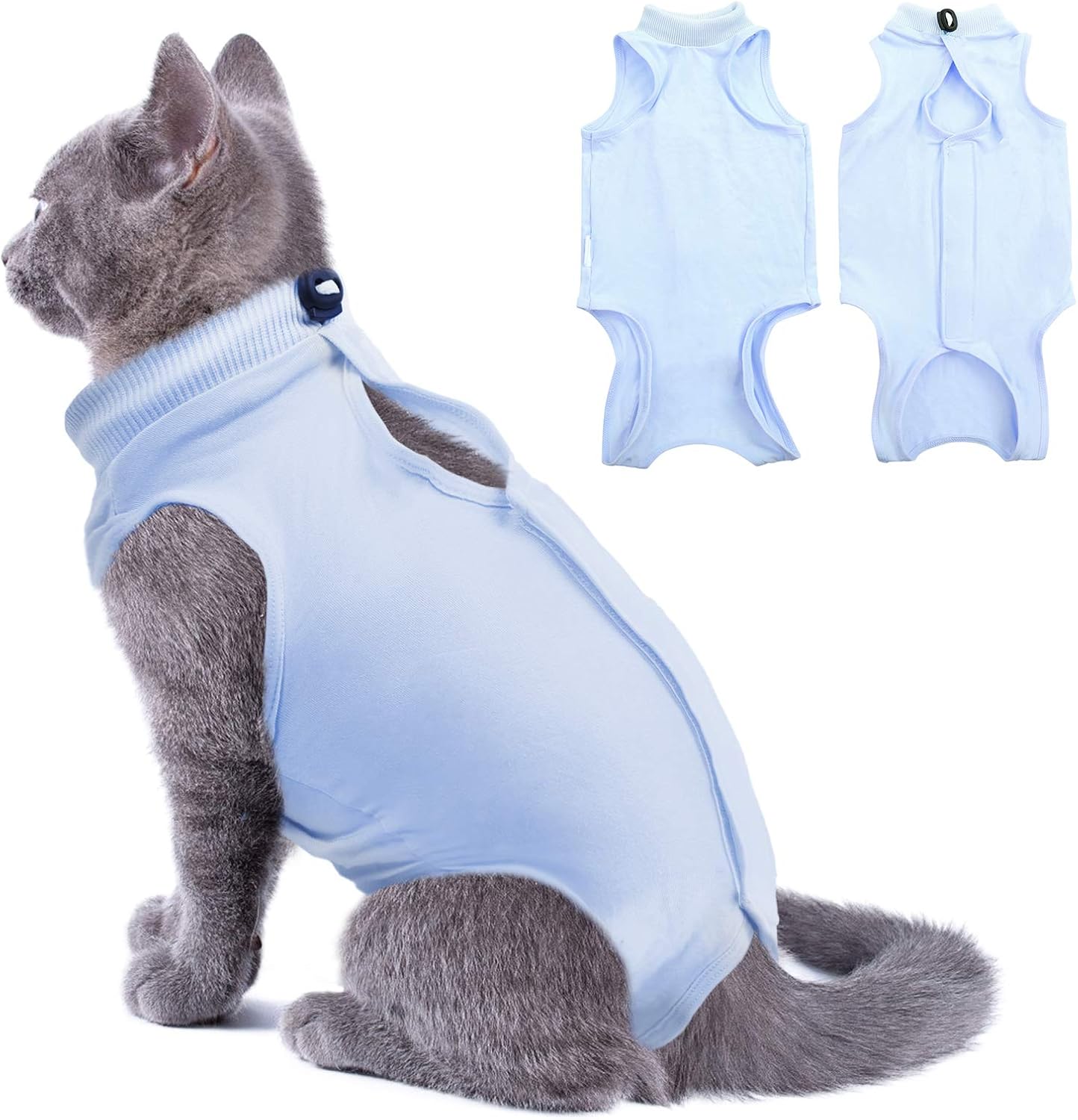 SUNFURA Cat Recovery Suit, Cat Onesie for Cats After