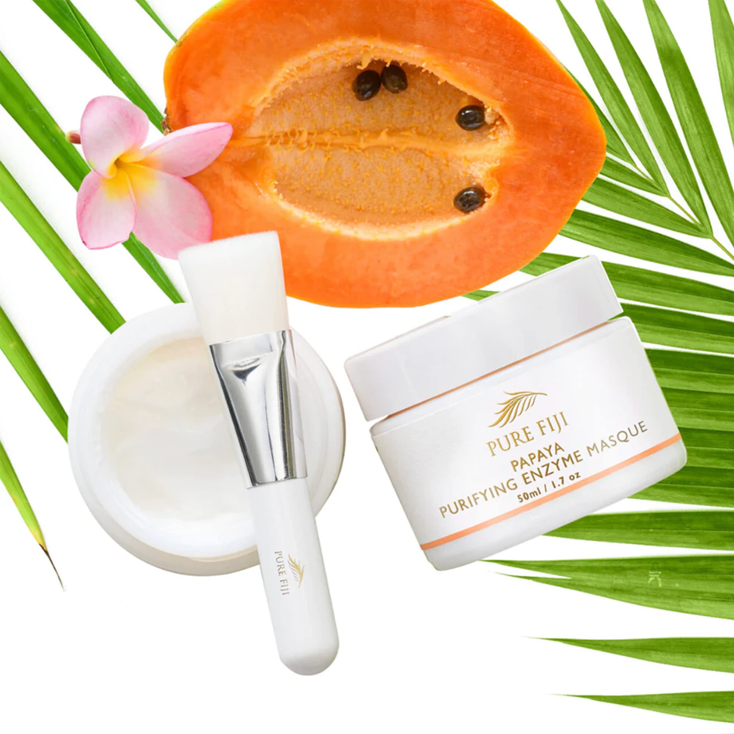 Amazon.com : PURE FIJI Papaya Enzyme Face Mask - Hydrating Face