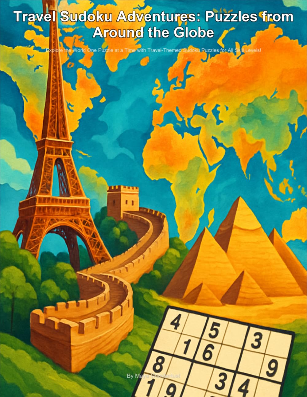 Travel Sudoku Adventures: Puzzles from Around the Globe: Explore the World One Puzzle at a Time with Travel-Themed Sudoku Puzzles for All Skill Levels!
