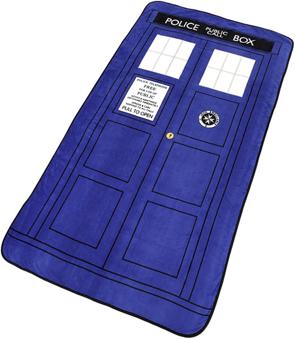Doctor Dr Who Tardis Throw Blanket - Image 2