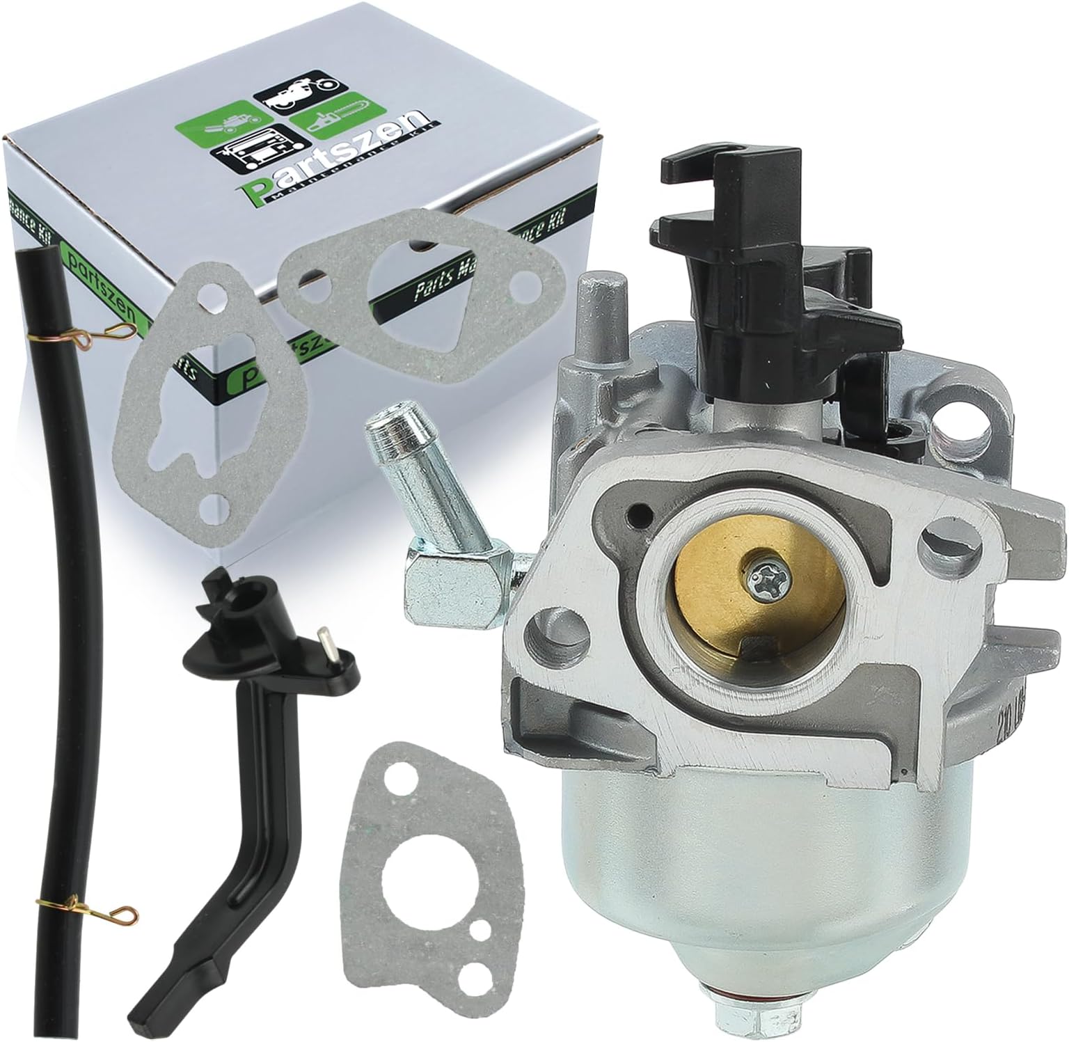 partszen Huayi โ20824011 Carburetor with Gaskets for LCT 136CC 208CC 7HP 6HP CMXX MAXX Gas Engine Generator No. 20824011 Pressure Power Washer Ariens 986005 Mi-T-M LCT CM-2600-0MLB