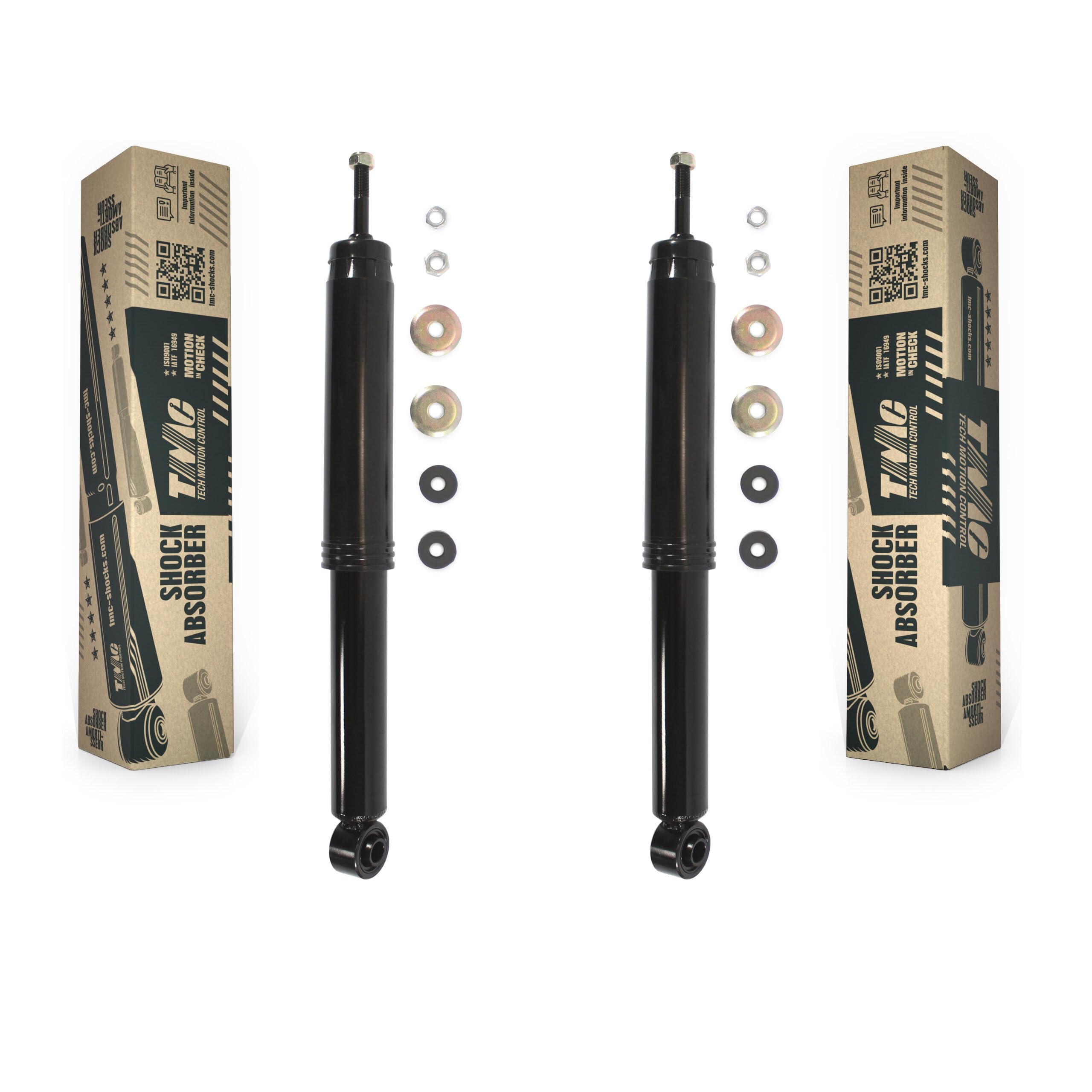 TMC Rear Suspension Shock Absorbers Pair Replacement For Honda Civic - Left Right Side (Driver Passenger) K78-100412 — view 172