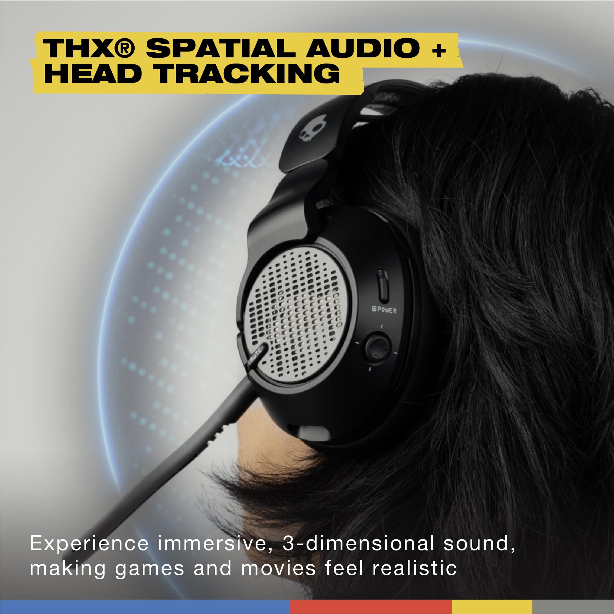 Skullcandy Crusher PLYR 720 Wireless Gaming Headset, Ultimate