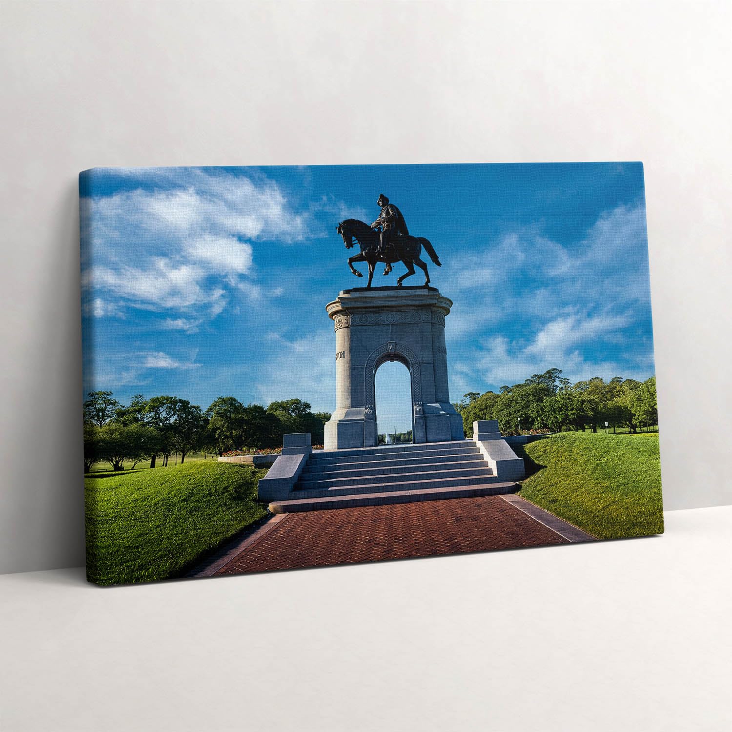 Murale d'art Monument à Sam Houston Peinture d'Exception Wallfluent 30x20cm