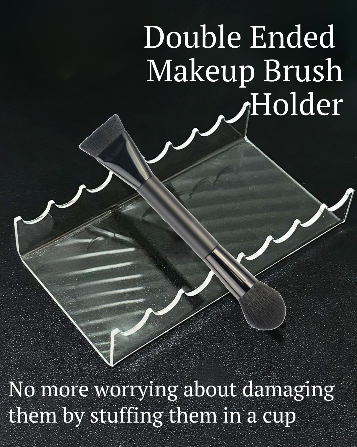 BlingTrail Paint Brush Holder and Drying Rack - Makeup Brush Drying Rack, Vanity Accessories for Women & Teen Girls, Nail Brush & Acrylic Pen Display Stand, 1 Pack