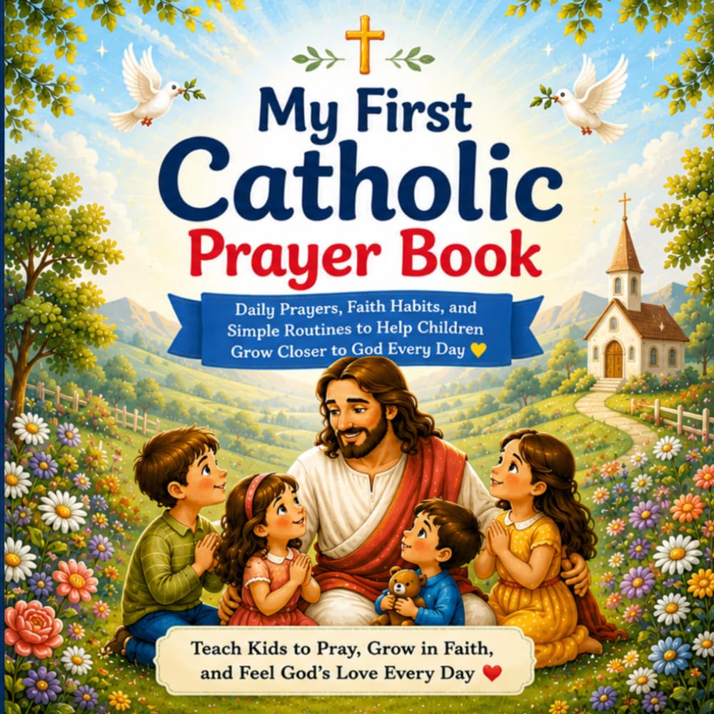 My First Catholic Prayer Book: Daily Prayers, Faith Habits, and Simple Routines to Help Children Grow Closer to God Every Day (Growing in Faith Collection)