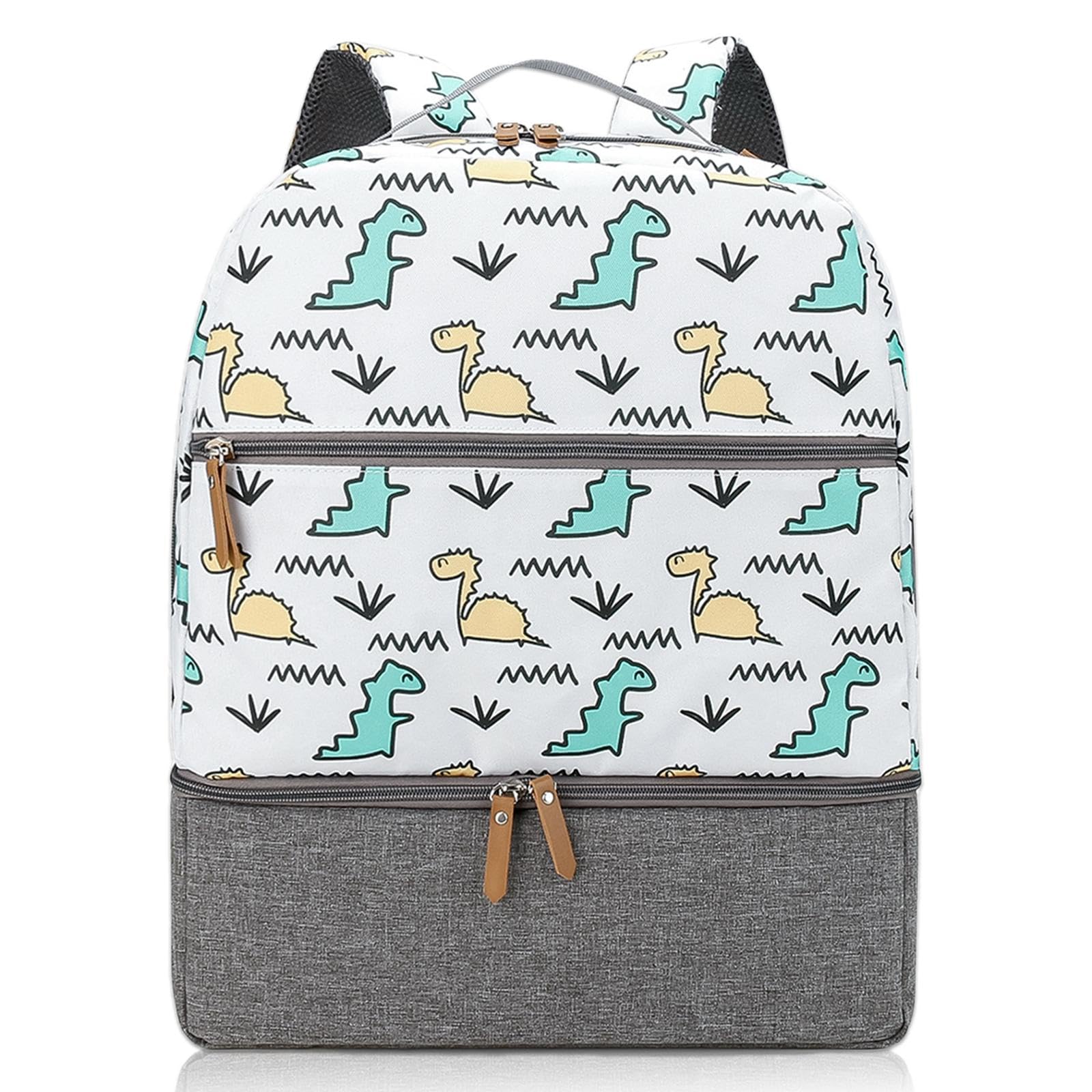 Village of Many Toddler Diaper Bag Backpack – Large Insulated Food/Milk Compartment, Lightweight, Waterproof, Padded Straps, Multi-Pocket, Easy-Clean