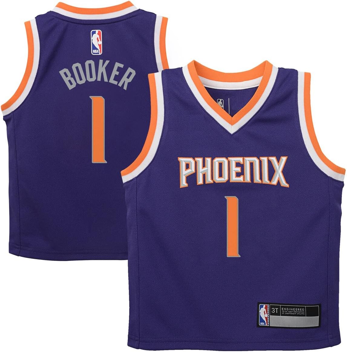 OuterstuffDevin Booker Phoenix Suns Boys Kids 4-7 Purple Icon Edition Player Jersey