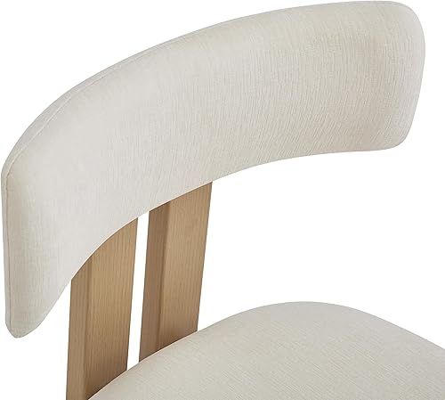 Miniatura 8 de Set of 2 Modern Upholstered Armless Dining Chairs with Metal Legs, Kitchen Chairs, Desk Chairs, Table & Chair Sets for Dining Room and Office