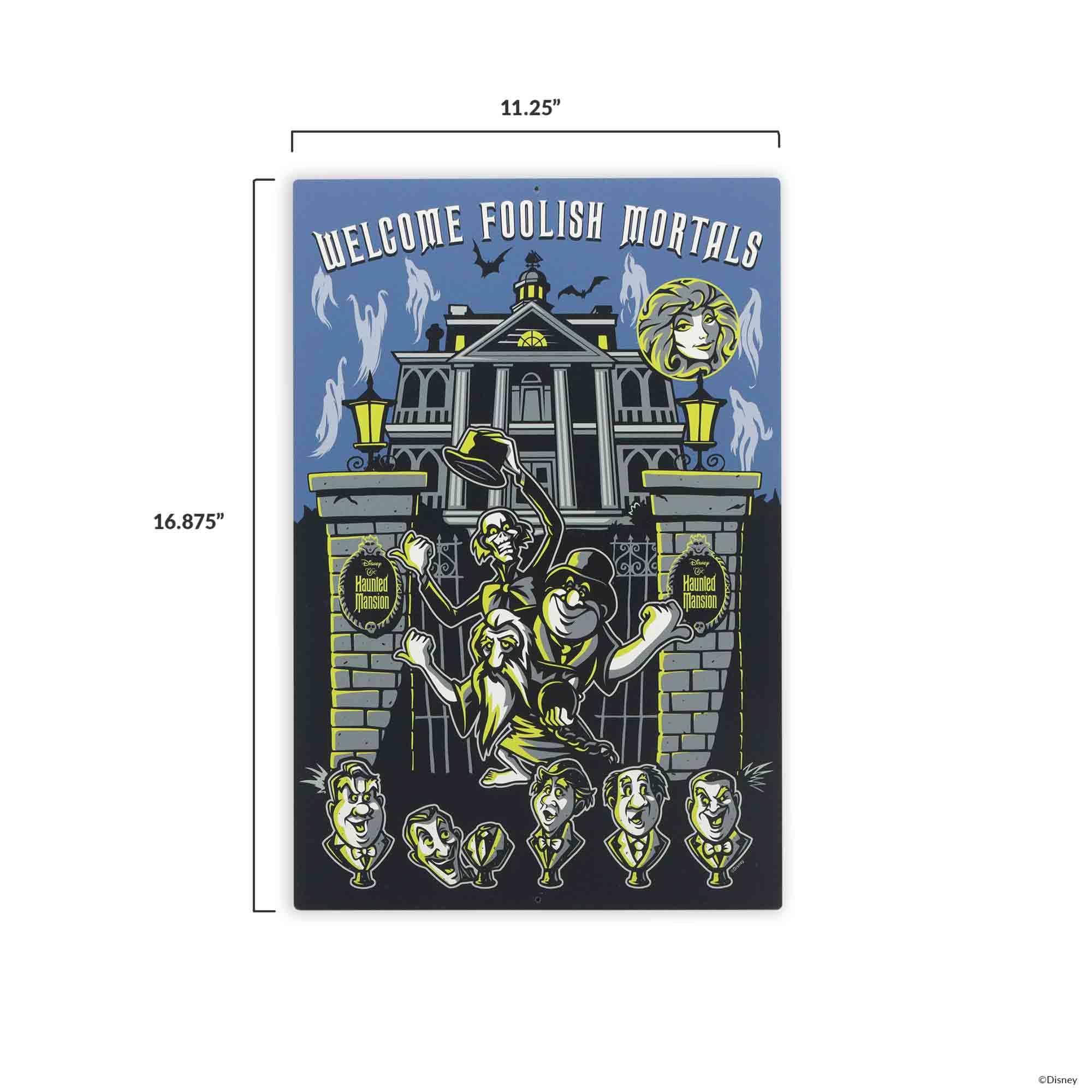 Amazon.com: Disney Haunted Mansion Welcome Foolish Mortals