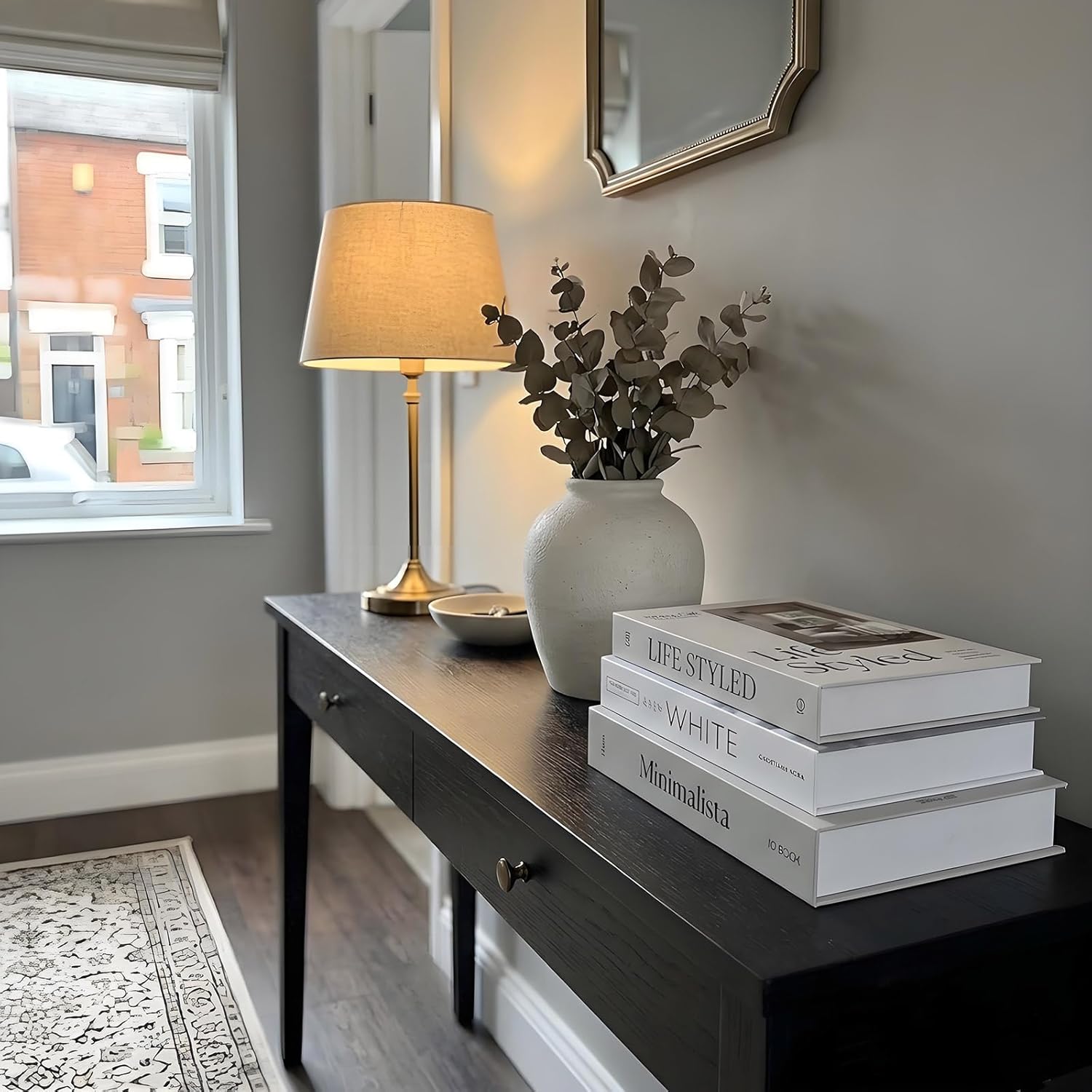 Decorative Book Boxes – Set of 3 Modern Minimalist Faux Books with Magnetic Hidden Storage – Aesthetic Coffee Table & Bookshelf Decor – Hollow Fake Books for Home Decoration, Photos & Keepsakes