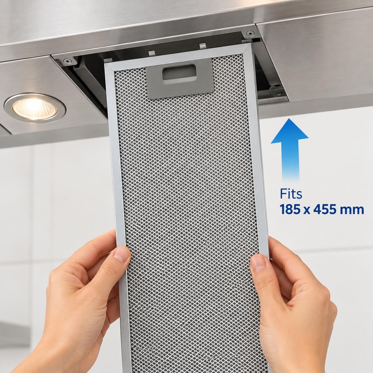 Filtro de Campana Compatible con BALAY, Compatible con ELICA 185x455mm