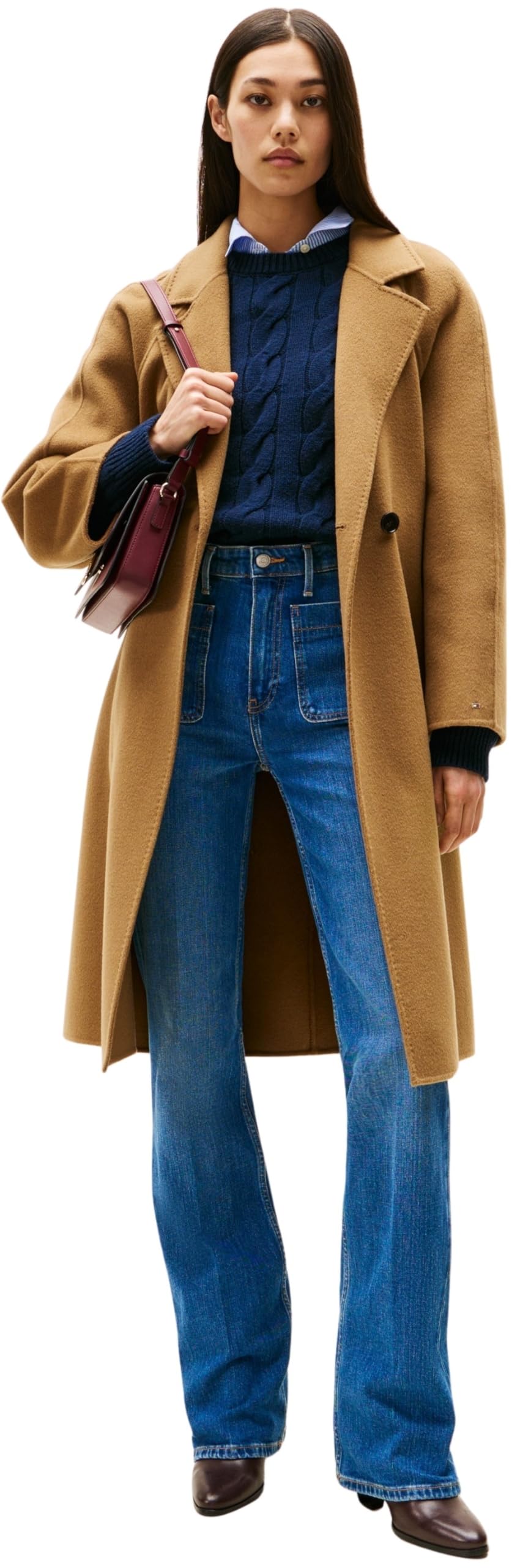 Tommy Hilfiger Vaqueros Mujer FLO Bootcut Talle Alto