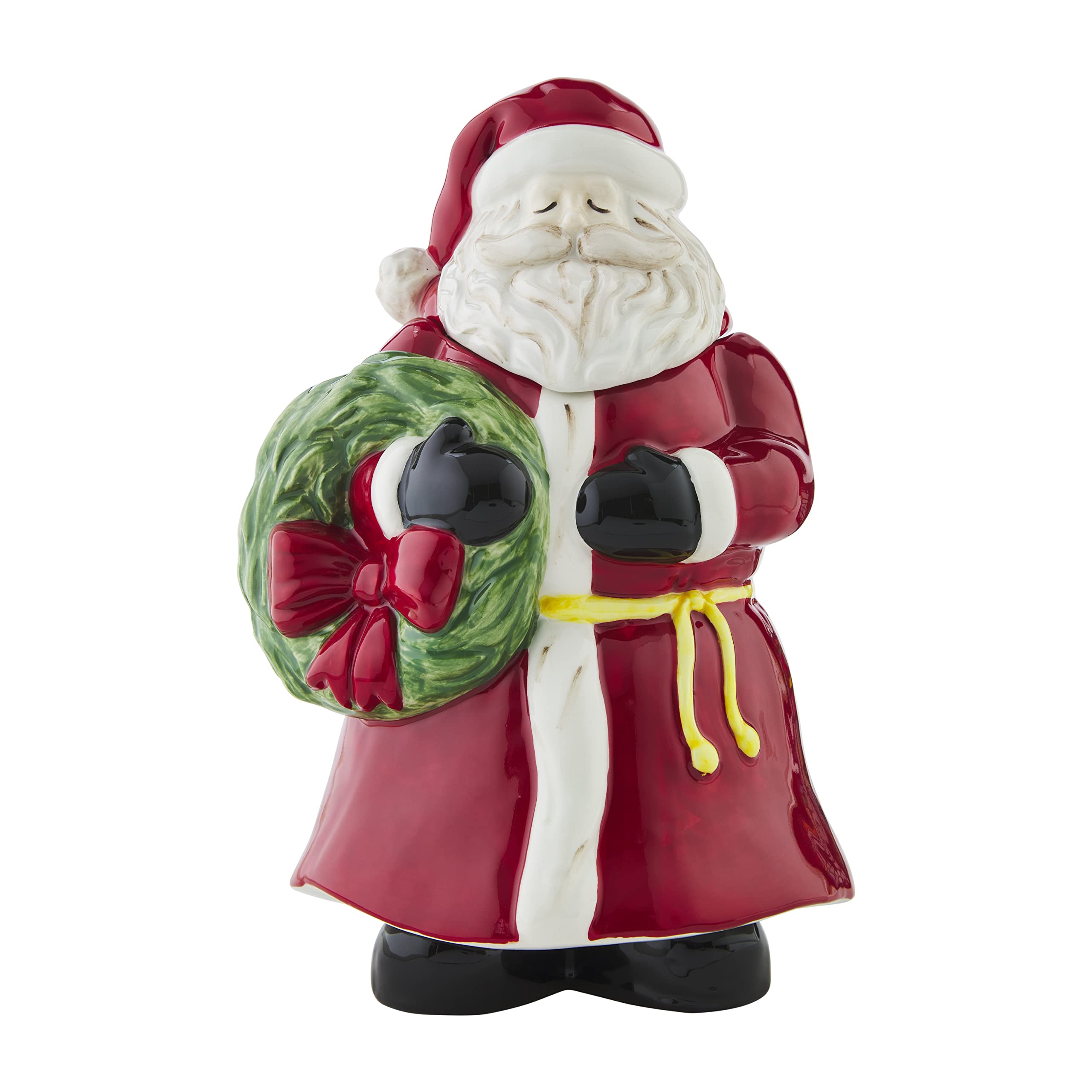 Copo de nieve Mud Pie 46600010, adorno navideño exclusivo de madera y dolomita