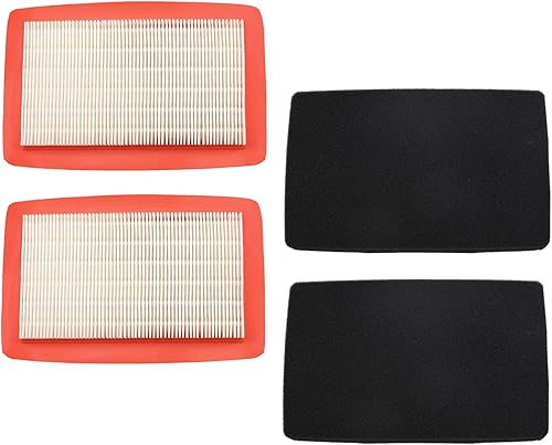 Paquete de 2 filtros de aire 544271501 512652001 para rojo Max EBZ8500 EB8000 EBZ7500 EBZ7100 EBZ7001 EB7000 compatible con Husqvarna 170BF 170BT