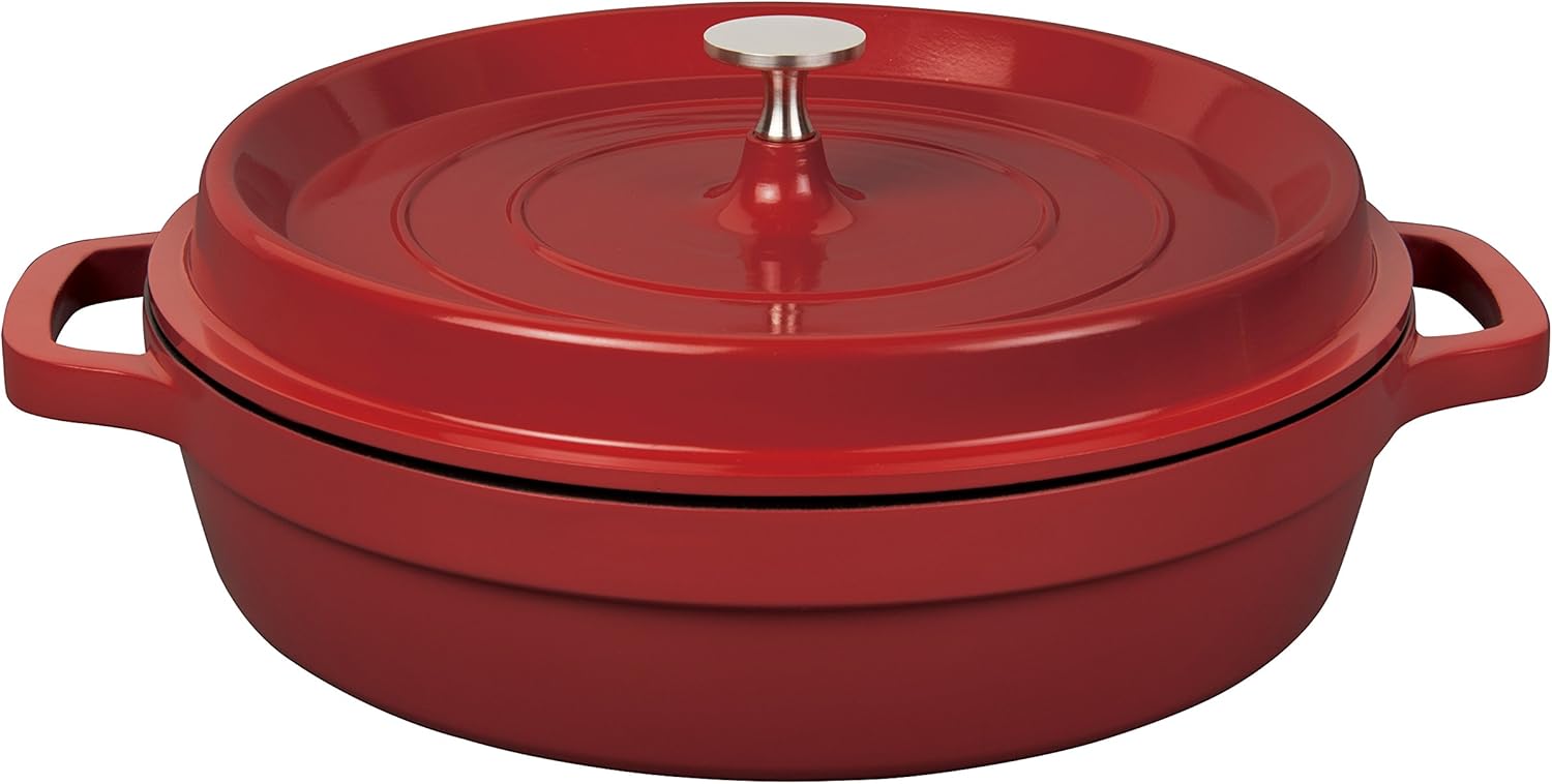 Masterpan NonStick Dutch Oven Casserole Dish with Lid 28cm / 3.8L