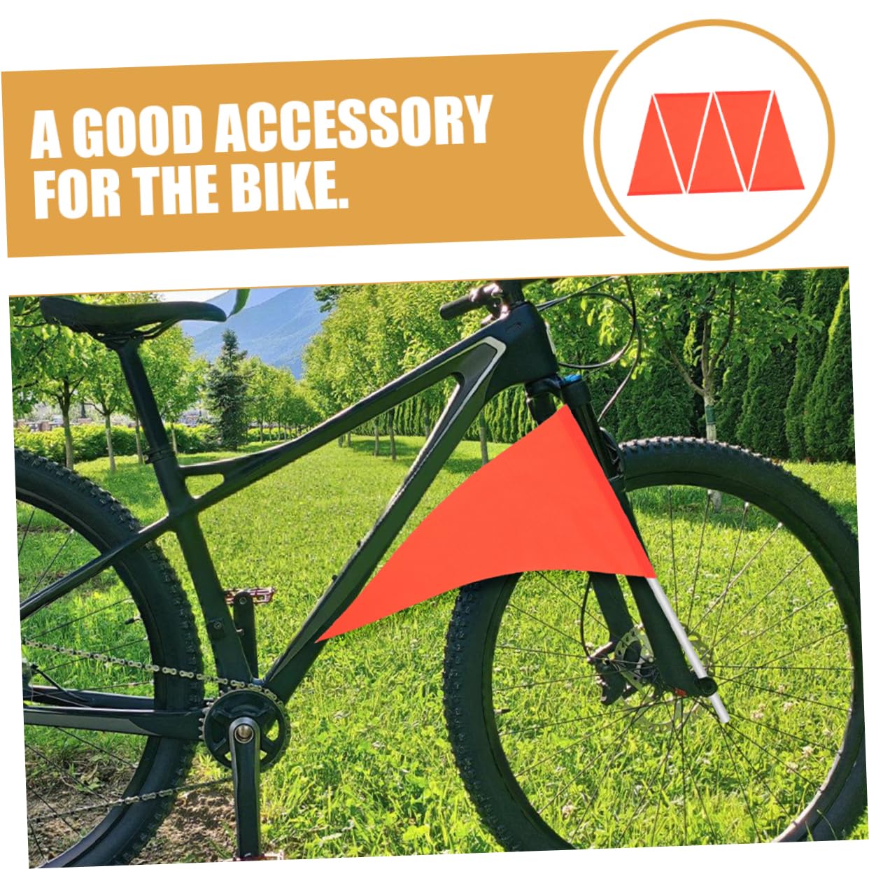 ibasenice 4 Sätze Teiliges Fahrrad Sicherheitsflagge Hochsichtbare Warnflagge Für Fahrräder PVC Reflektierende Caution Flag Geeignet Für Kinderfahrräder Einfache Handhabung Und 5 Stücke * 4