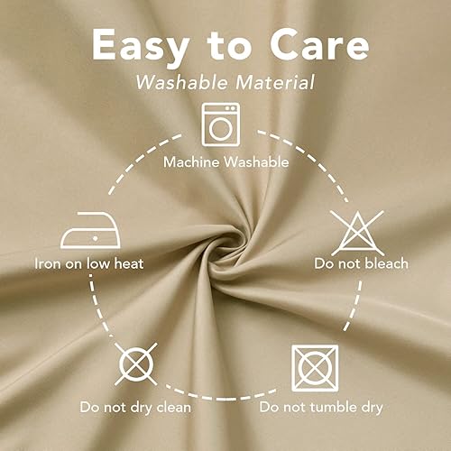 Miniatura 7 de OutdoorLines Cortinas impermeables para interiores y exteriores para patio Panel de cortina de privacidad y bloqueo solar con ojales, resistente a