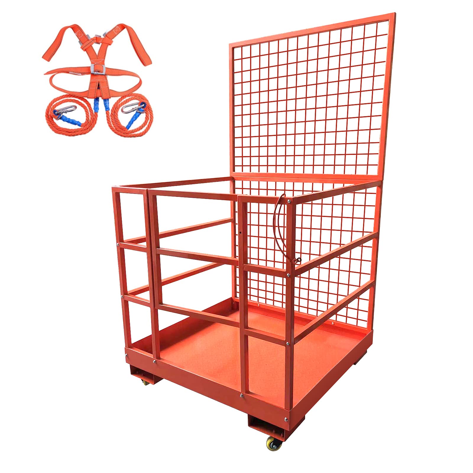 Forklift Cage, 45"x43" Forklift Man Basket Forklift Safety Cage