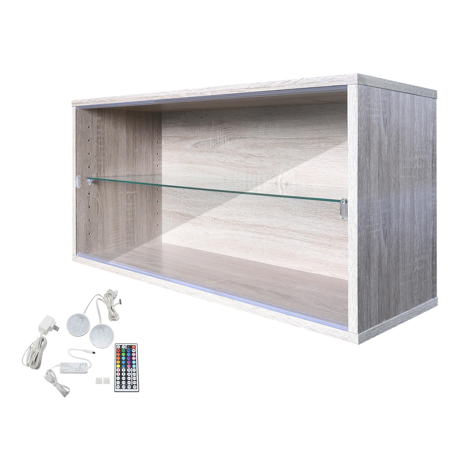 Amazon｜地球家具 コレクションケース CCB アクリル扉 幅76cm UVカット