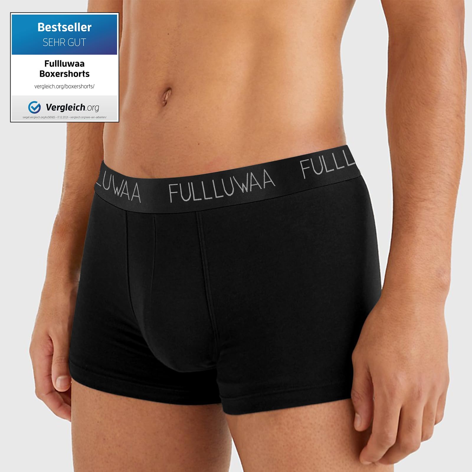 Fullluwaa Boxer (Pacco da 8) Uomo Cotone Elasticizzato Intimo Mutande Uomo