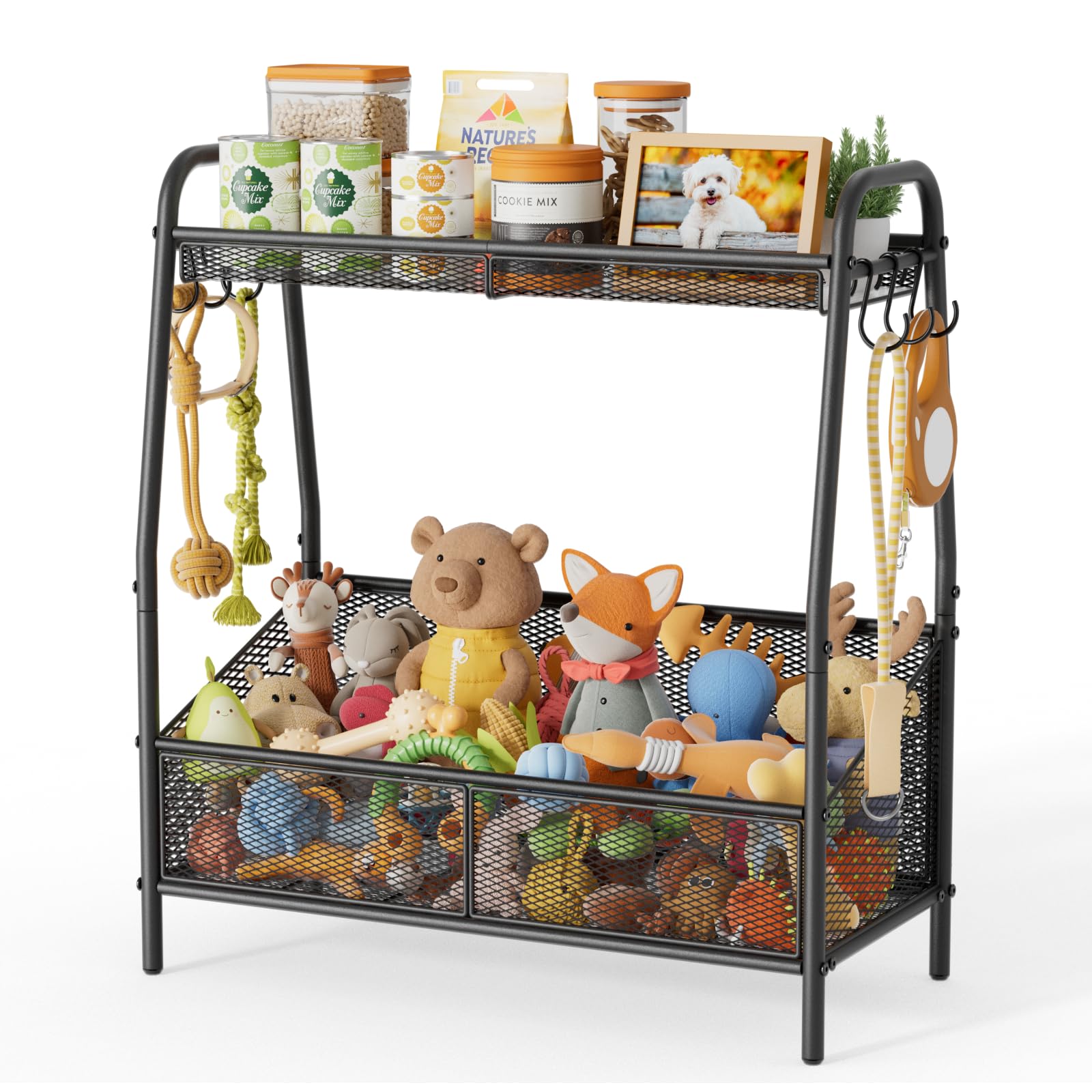 Amazon.com - Lomivra Full Metal Dog Toy Basket, 23.6