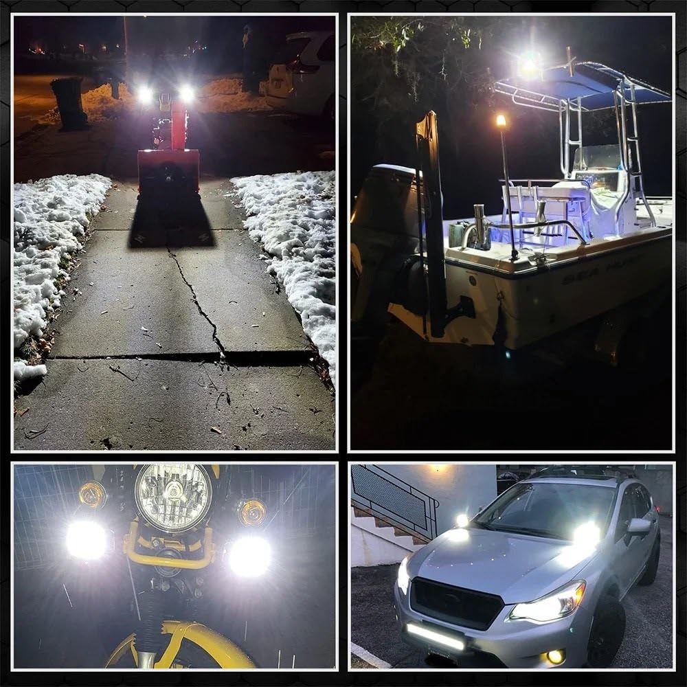 Do motocykla ciężarówka samochód SUV ATV Reflektory motocyklowe Dziennej Dla