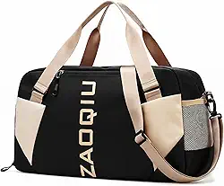 Bolsa Mala De Mão 10kg Viagem Academia Bordo Grande Avião Alça ajustável Área Seca Área Molhada Compartimento Tênis