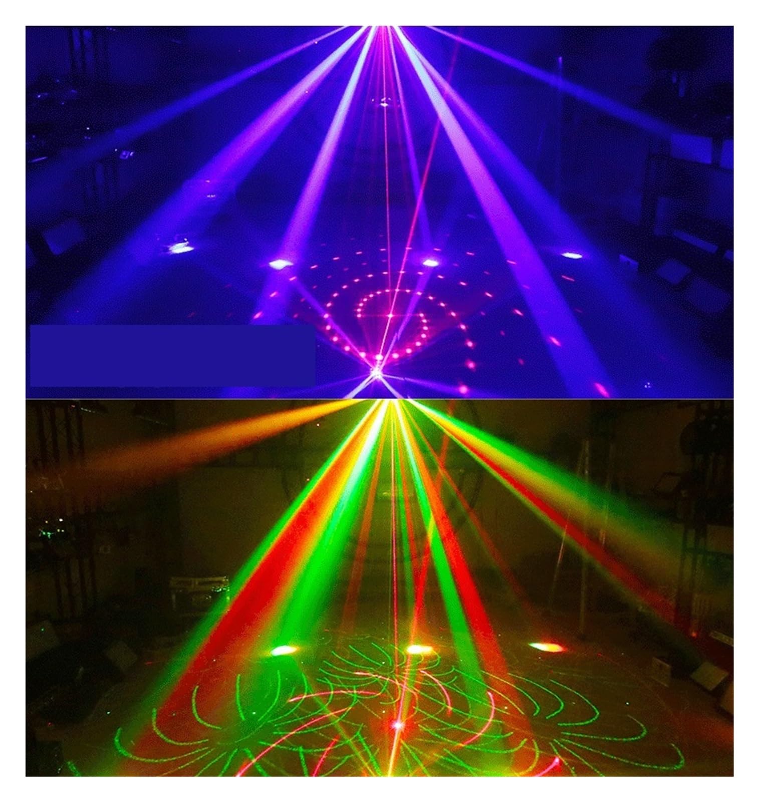 LED Bühne Effekt Projektor for DJ Disco Party Weihnachten Urlaub Sound Beleuchtung Starry Sky Neue Jahr Lampe Ball Für Partys und Clubs(With Remote)