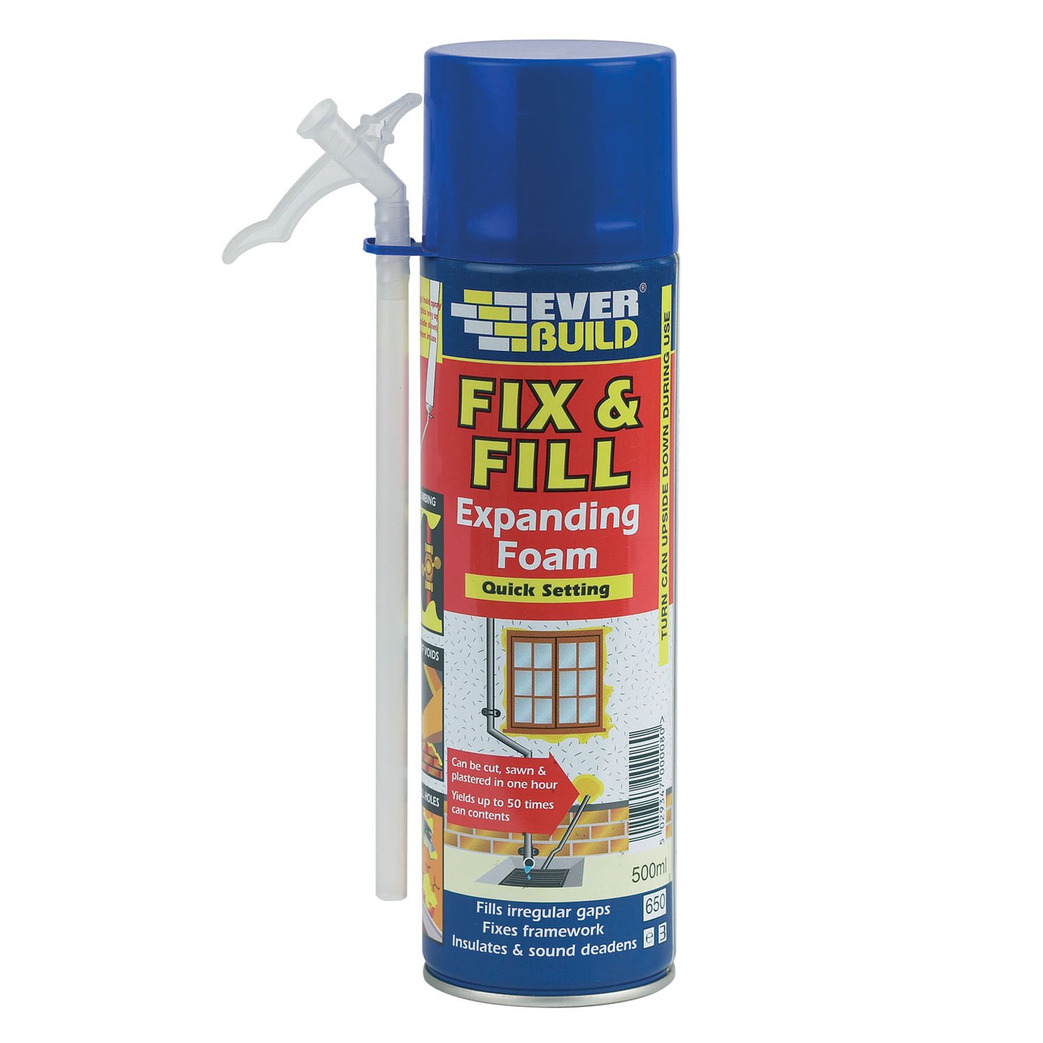 Everbuild EVFF5 Fix & Fill Expanding Foam 500ml