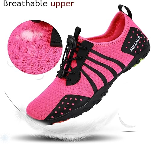 Miniatura 3 de Zapatillas para el agua hiitave para hombre y mujer, de secado rápido, zapatillas tipo calcetín estilo barefoot, para surf, caminar por el río,