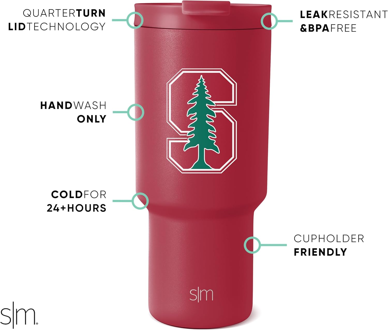Simple Modern Officially Licensed 30oz Tumbler with Flip Lid and Straws | Insulated Cup Stainless Steel | Gifts for Men | Trek Collection - Image 2