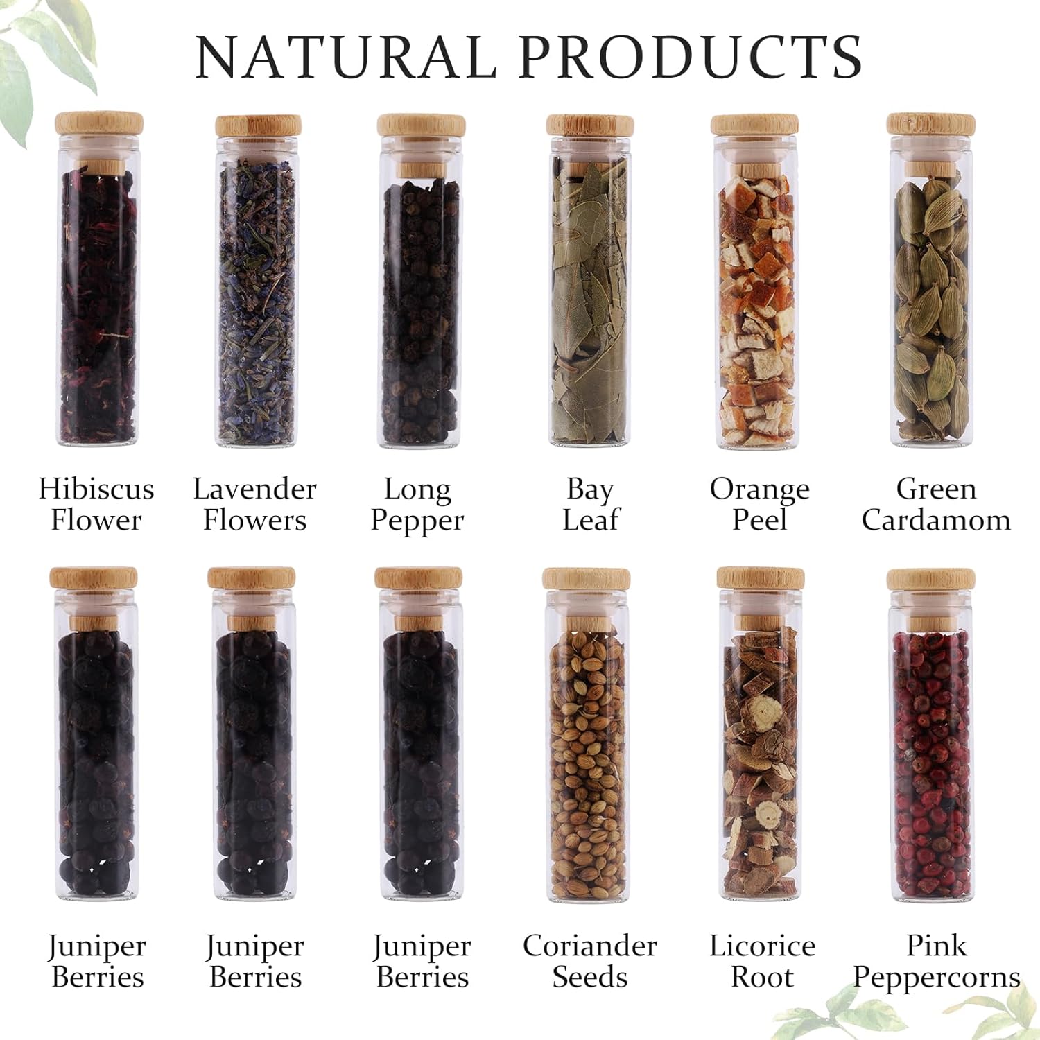 Apragaz Gin Infusion Kit, Gin Making Kit Complete with 12 Botanicals, 2 Bottles, Funnel & Filters, Cocktail Mixers - Unique Gift for Men/Women - Valentine's Day, Mother's Day, Birthday Gifts