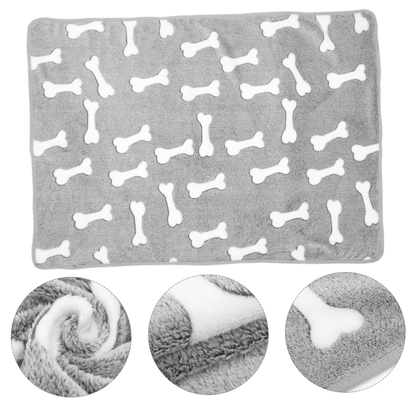 POPETPOP Lot De 5 Couvertures Chaudes pour Animaux De Compagnie en Polaire Tapis pour Chien Portable Doux Et Respirant Adapté À L'automne Utilisation Polyvalente
