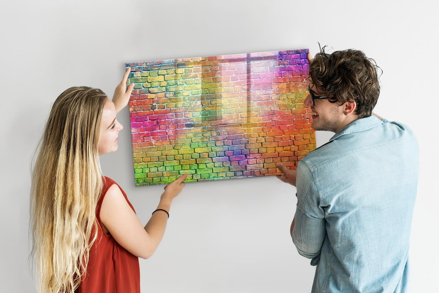 Lavagna per scrivere e cancellare 90x60 cm | Parete dipinta