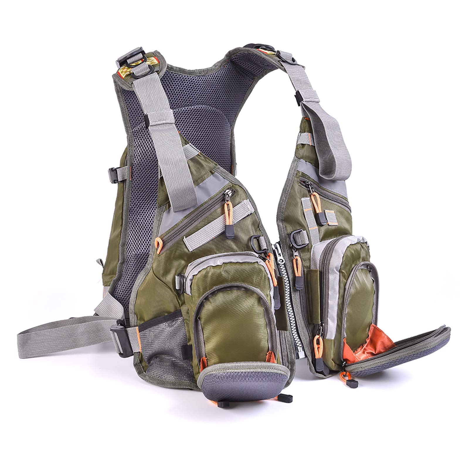 Gilet de Pêche à la Mouche, Gilet de Pêche Sac à Dos