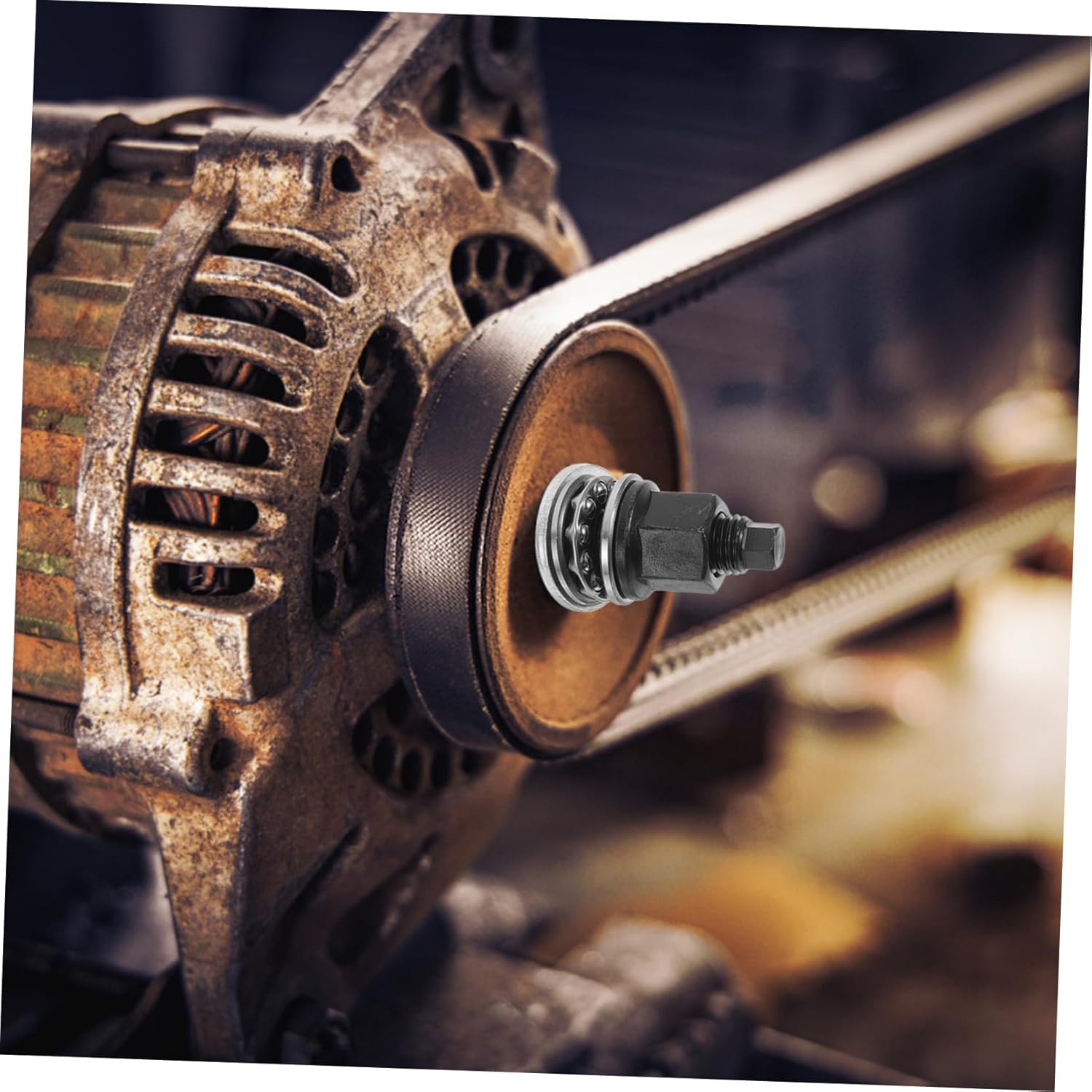 PRETYZOOM Harmonic Install Tool Thrust Bearing for Crank Pulley Installation Multi-Application Engine Tool for Smooth and Reduction