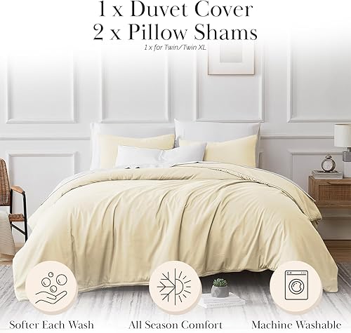 Miniatura 2 de Southshore Fine Linens - Juego de fundas para edredón de gran tamaño, 3 piezas