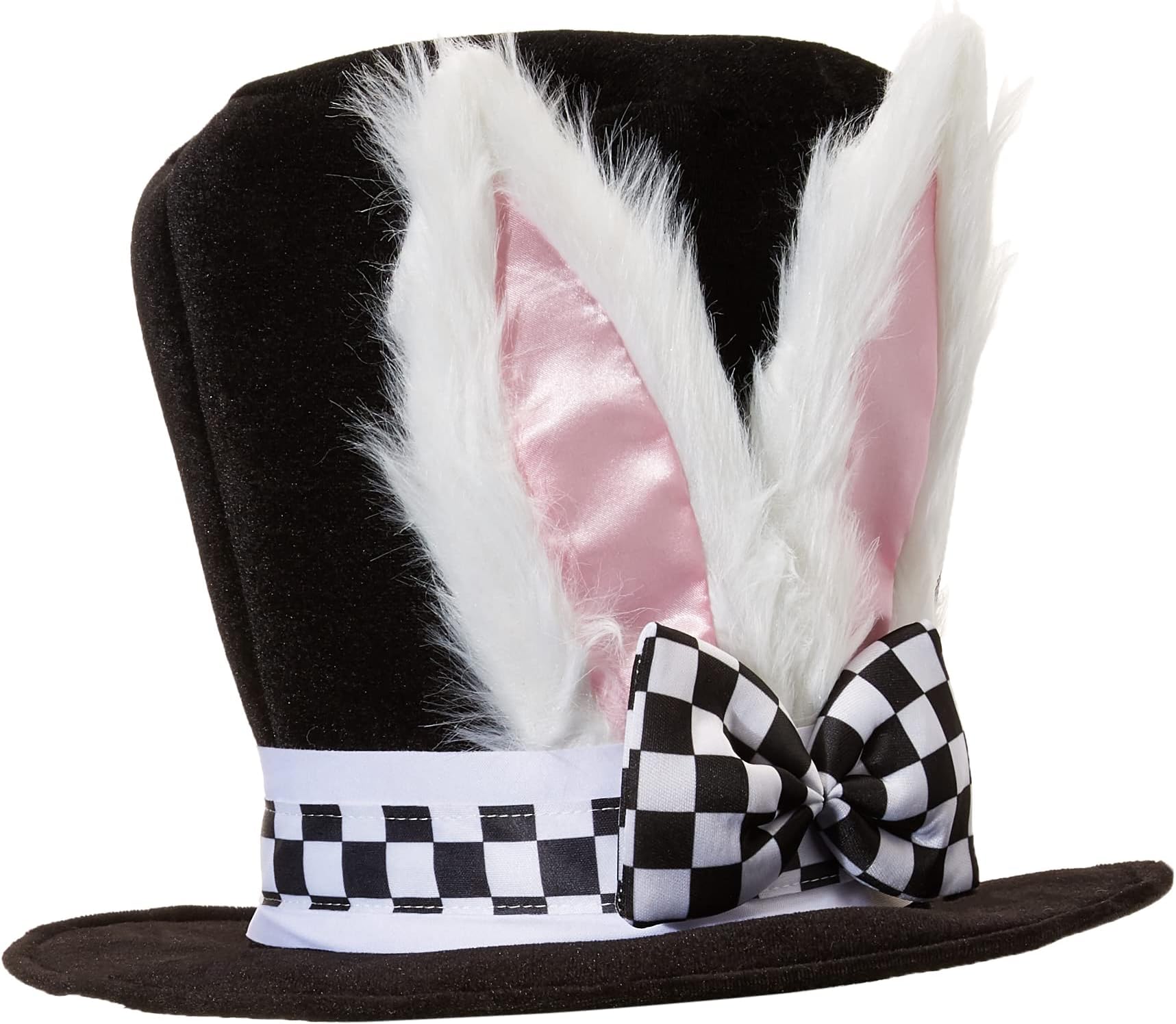 Men's Adult Black Velvet Bunny Ear Top Hat
