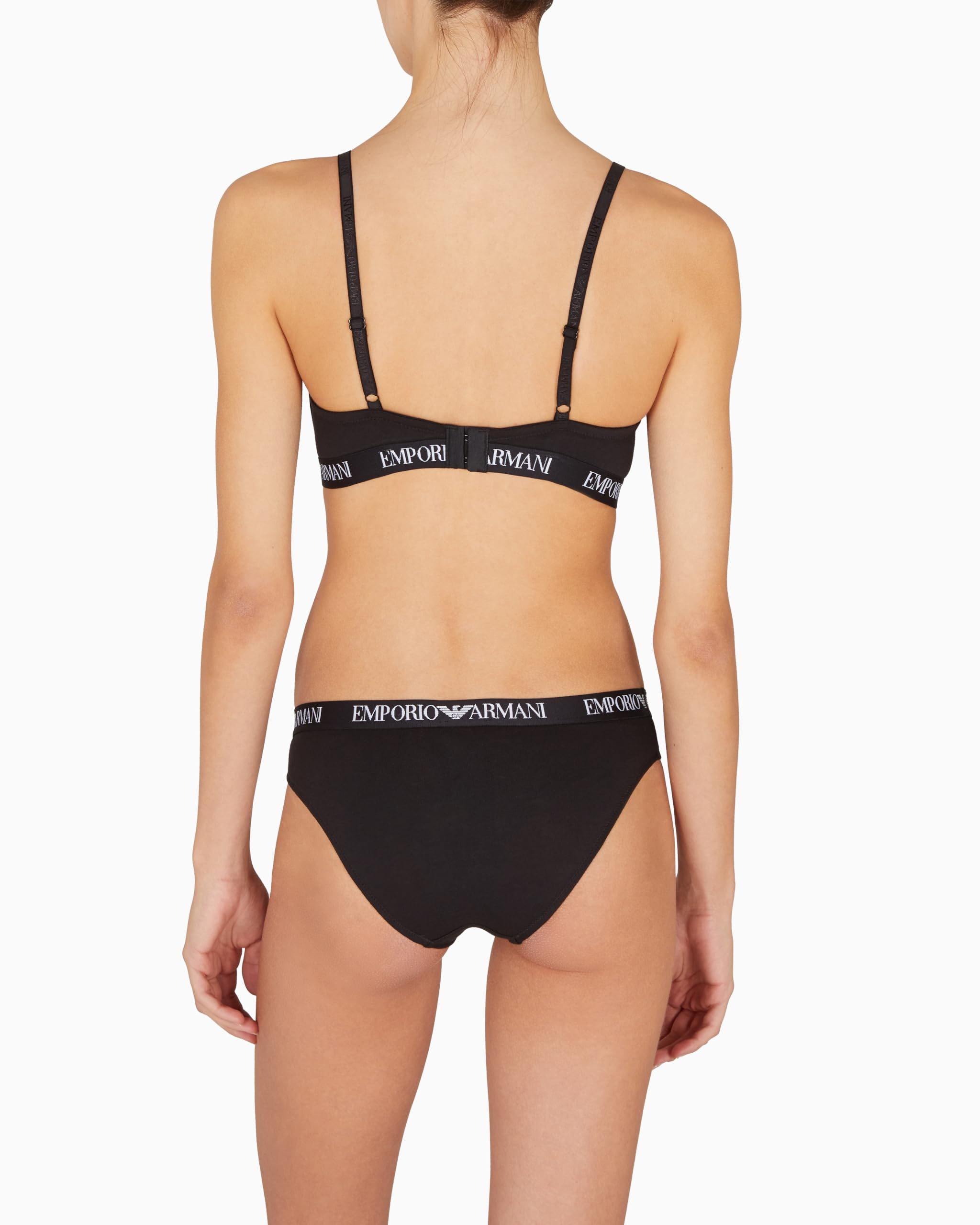 Emporio Armani Essential Cotton Padded Bra Reggiseno Imbottito Donna (Pacco da 1)