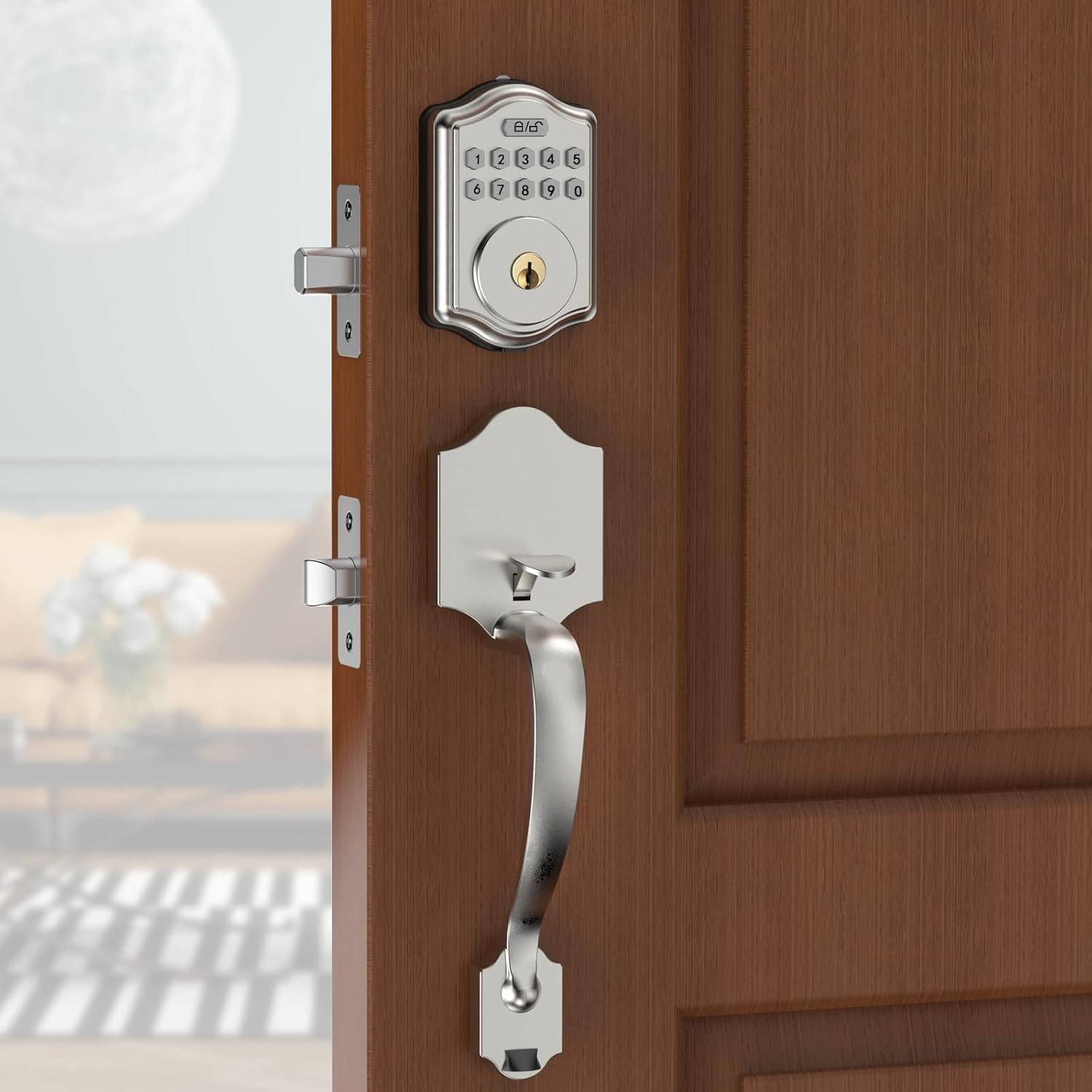 Electronic Front Door Lock Set, Guarder Keyless Entry Door Lock with