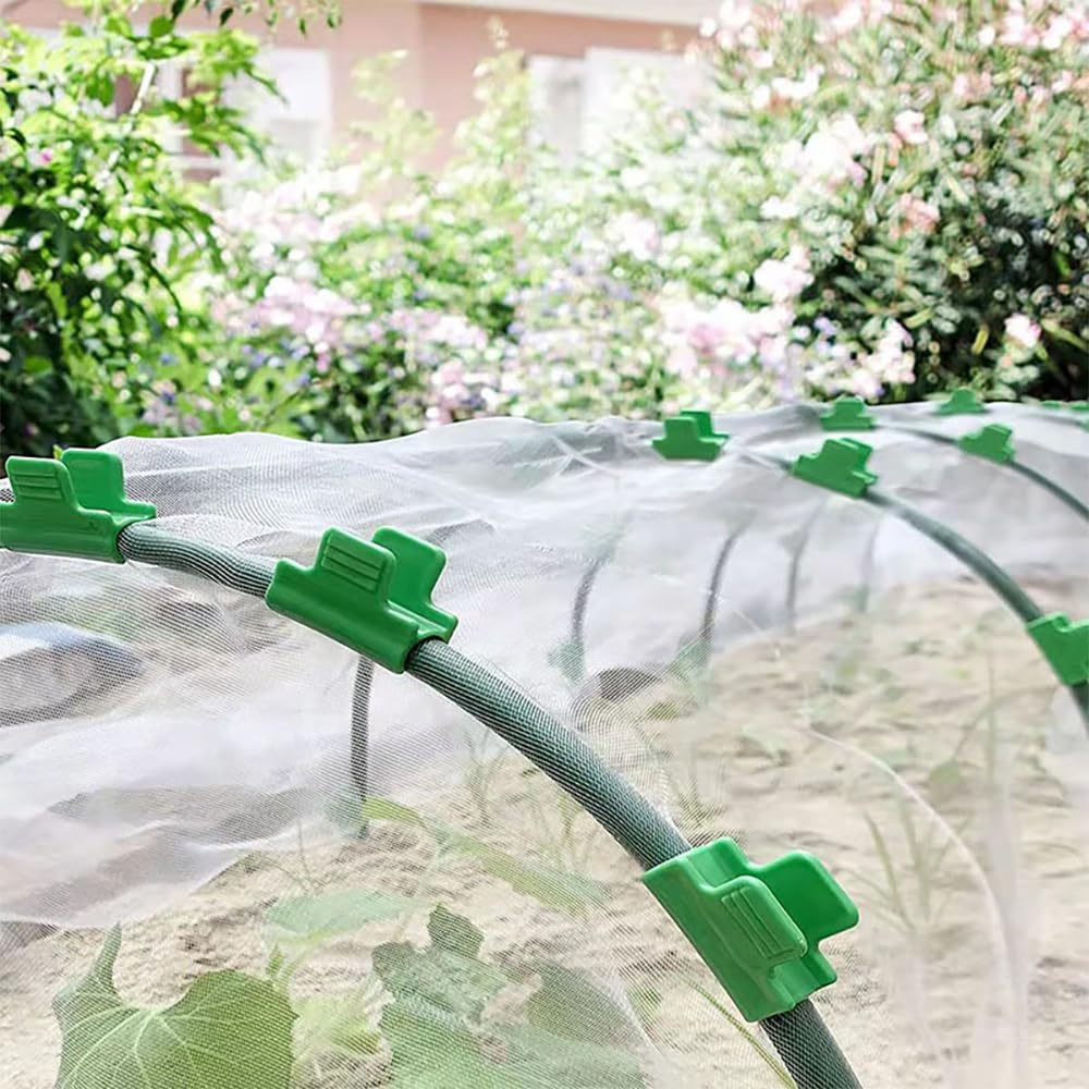 24 stuks plantenclips, folie, buis, stabiele clips, eenzijdige afdekking 24 stuks plantenclips, folie, buis, stabiele clips, eenzijdige afdekking