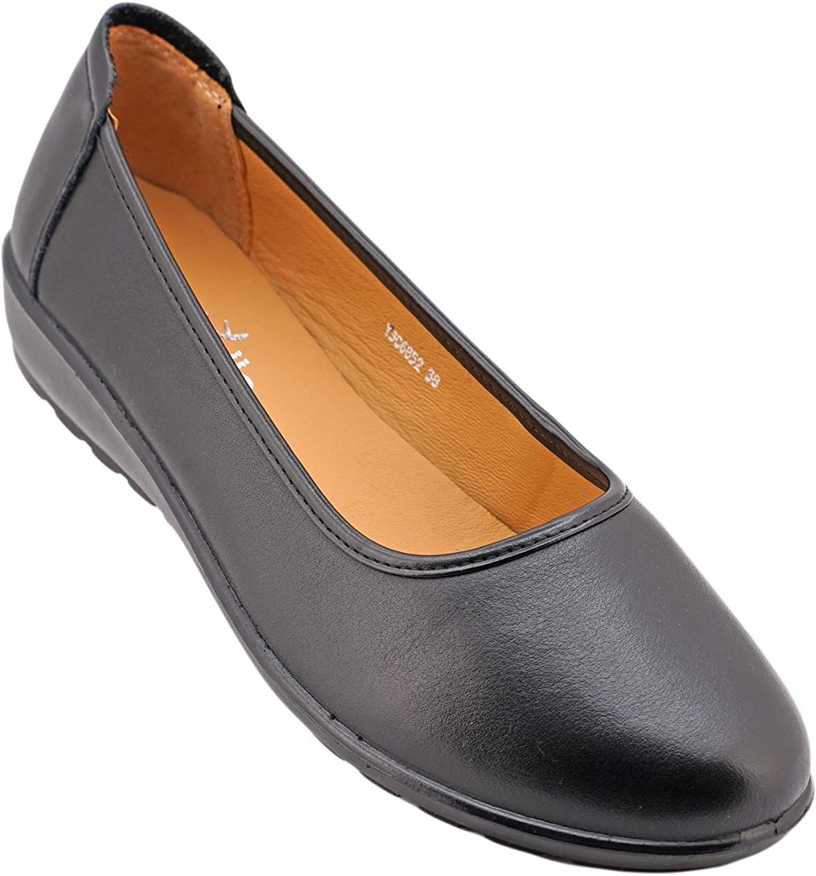 092-500 Michelle Morgan Ladies Formal Shoes Leather Black 37 CL