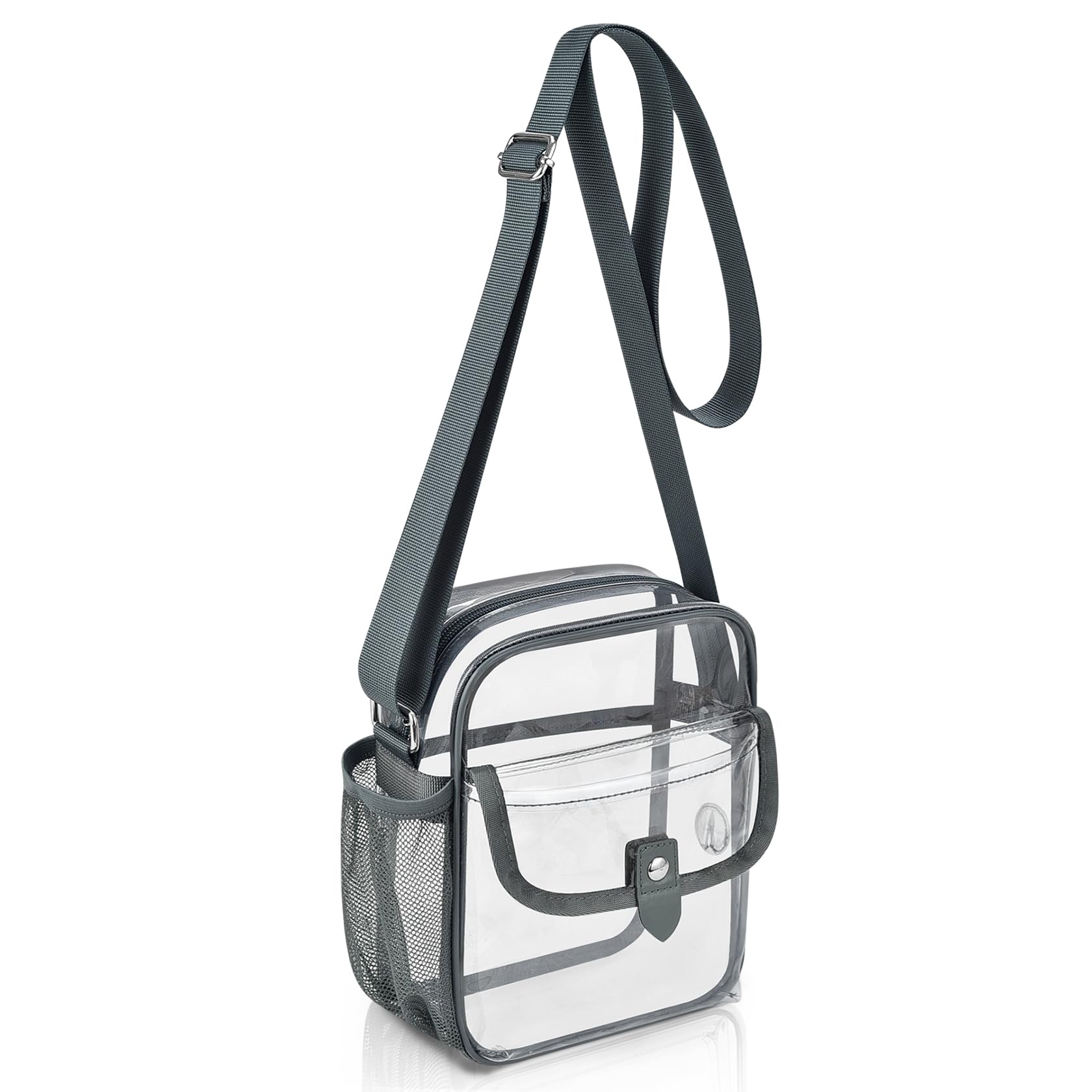 SPODEARS Clear Crossbody Bag for Stadium with Bottle Holder