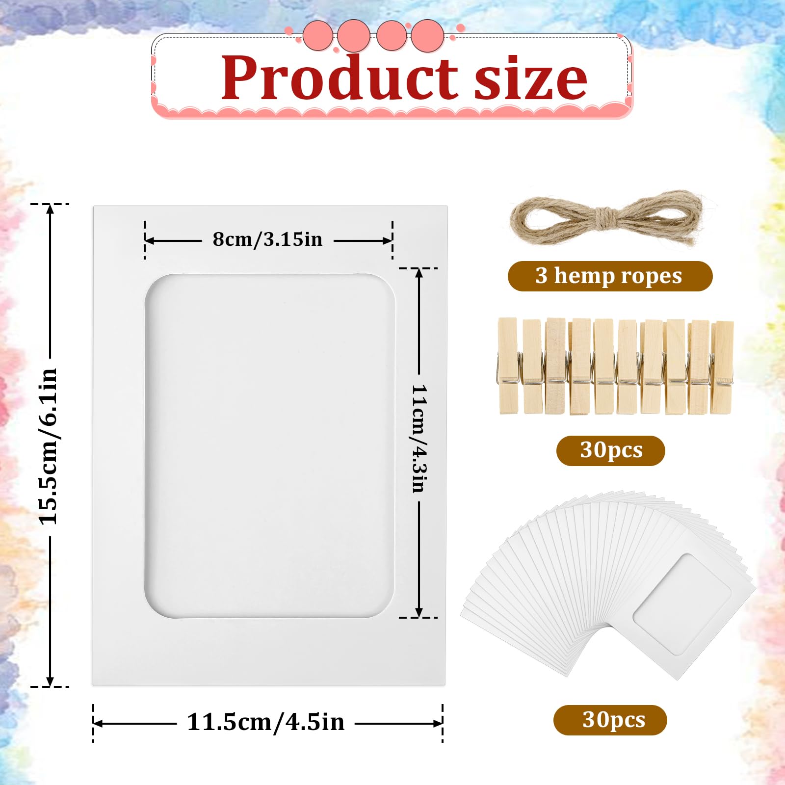 30 PCS Picture Hanging String - Image 2