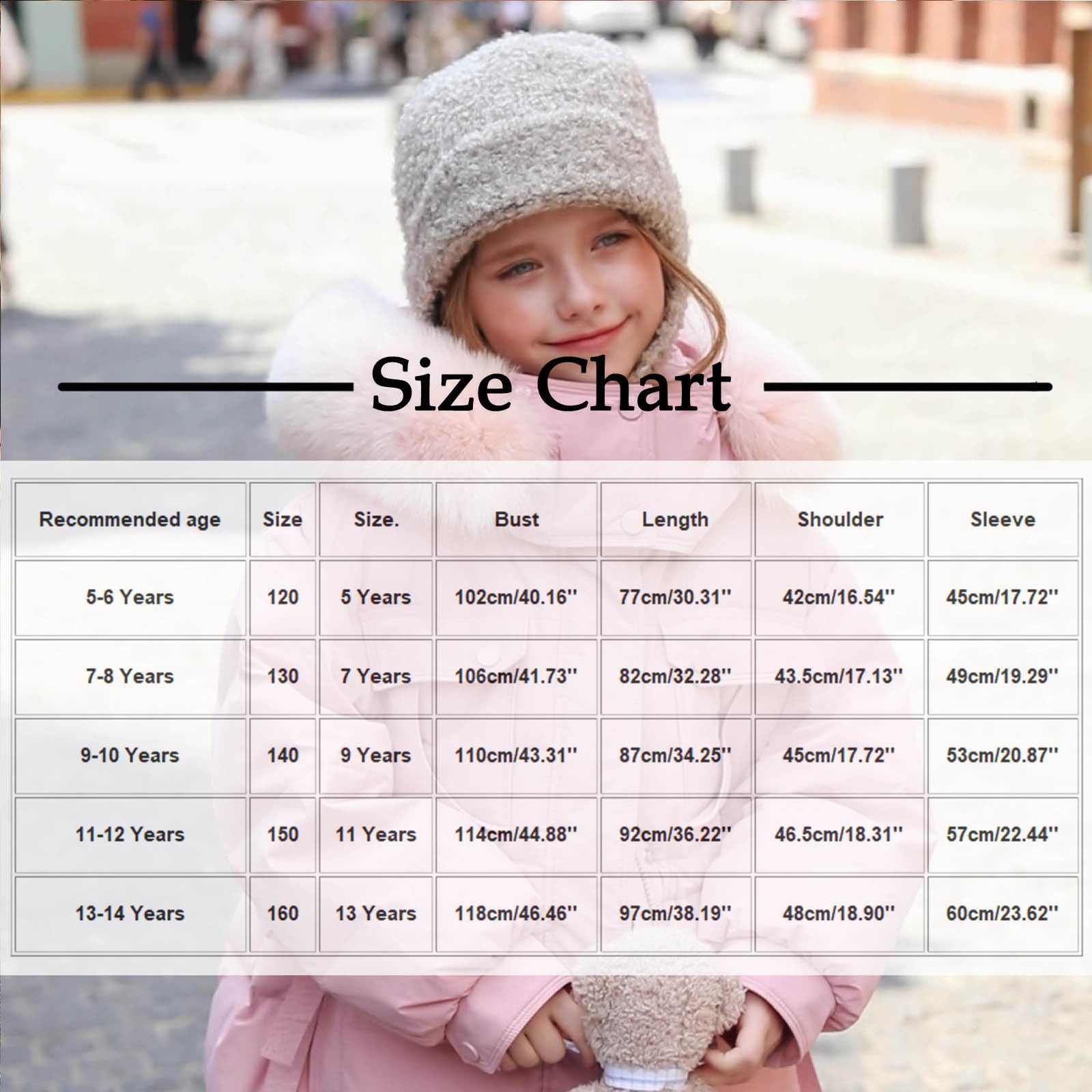 Piumino Invernale Bambino con Zip Caldo Giubbotto Antivento Inverno Bambini Moda Giacca Imbottito in Cotone Piumino 100 Grammi Casual Cappotto con Cappuccio in Pelliccia Autunno per 5-13 Anni